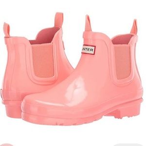HUNTER Original Kids Chelsea Gloss Boots 6